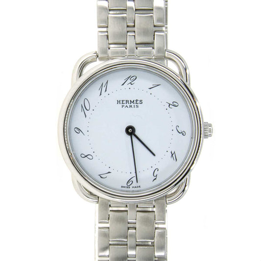 Hermes Arceau White Dial