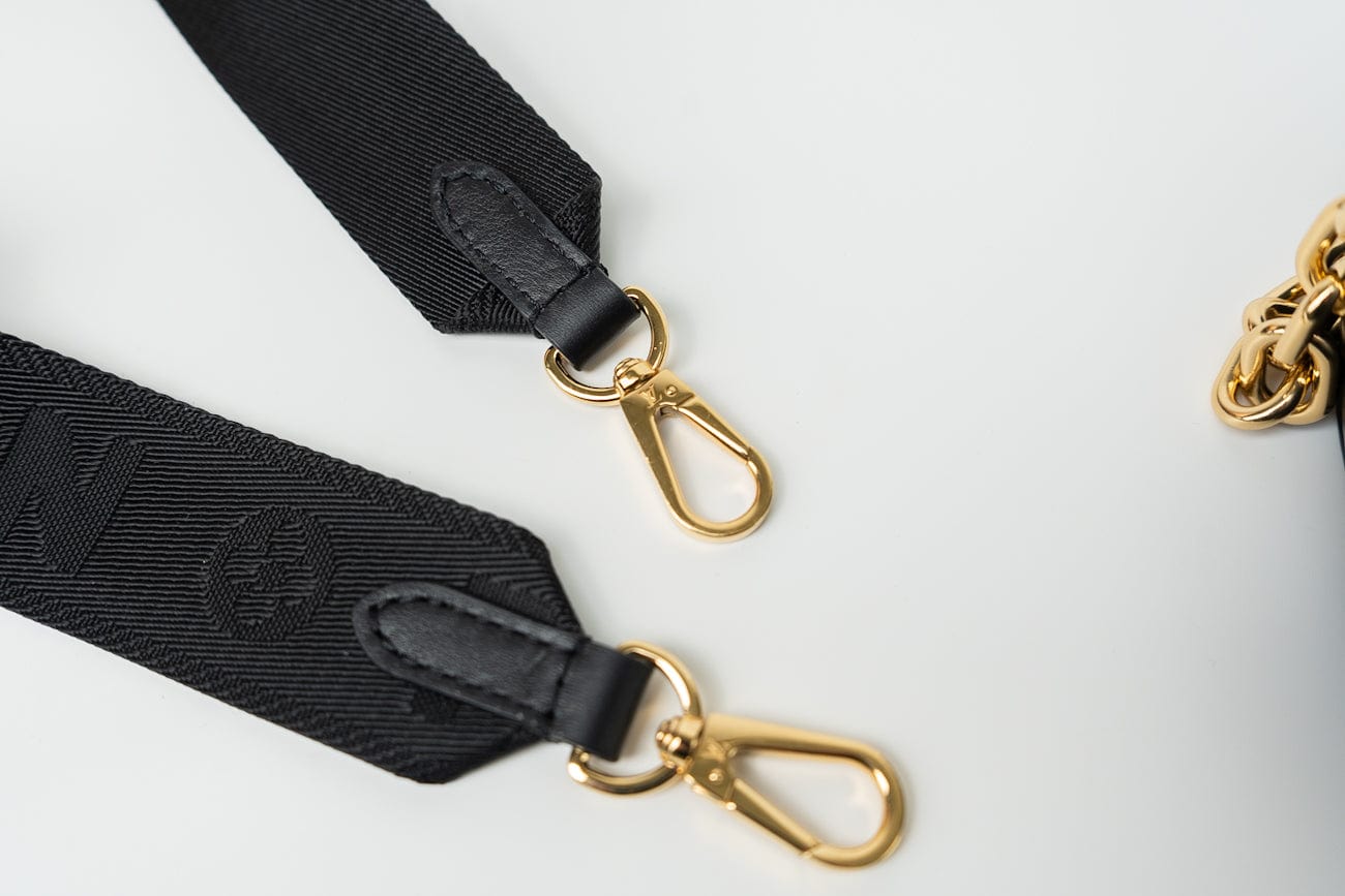 Louis Vuitton Black Monogram Calfskin Leather Papillon BB Bag