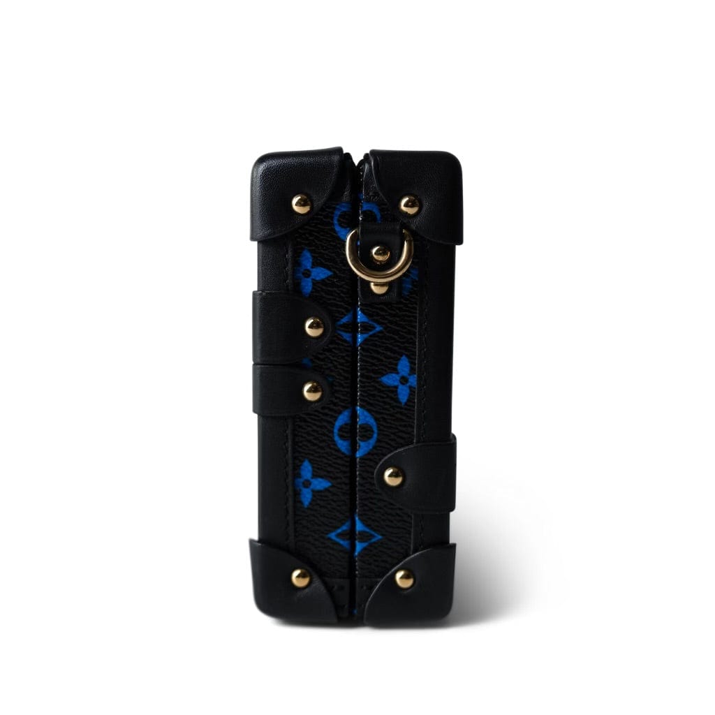 Louis Vuitton Monogram Petite Malle Blue Black