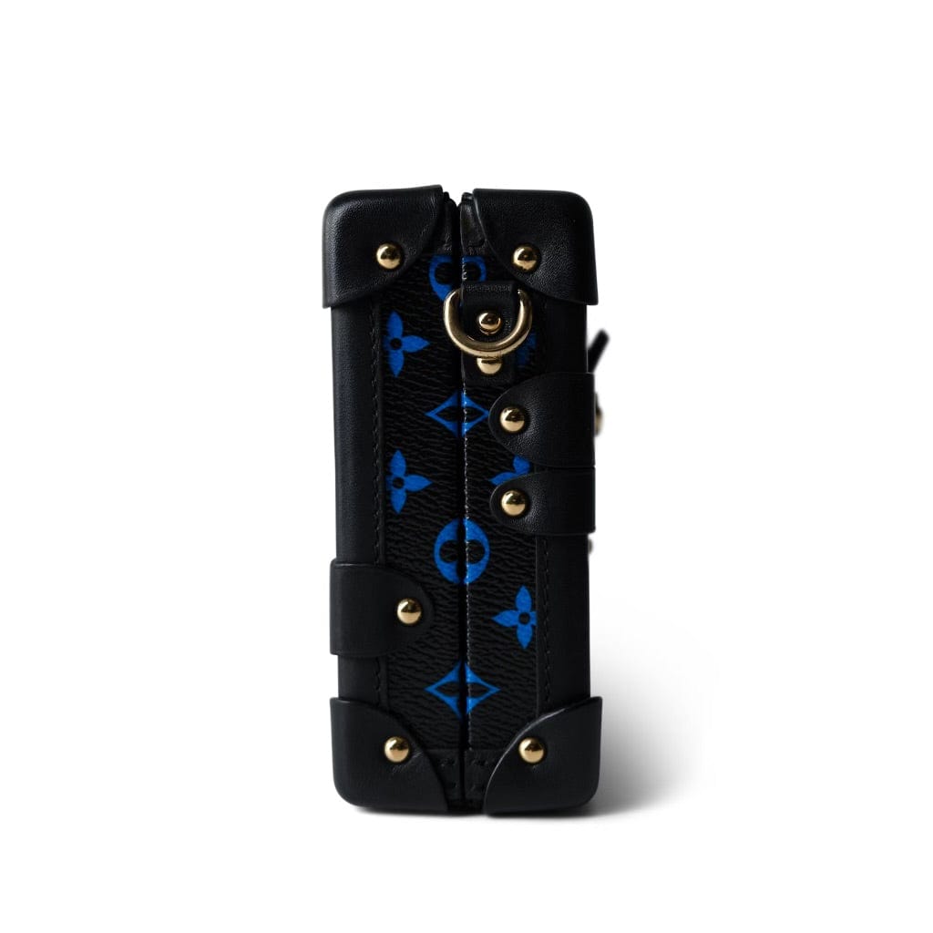 Louis Vuitton Monogram Petite Malle Blue Black