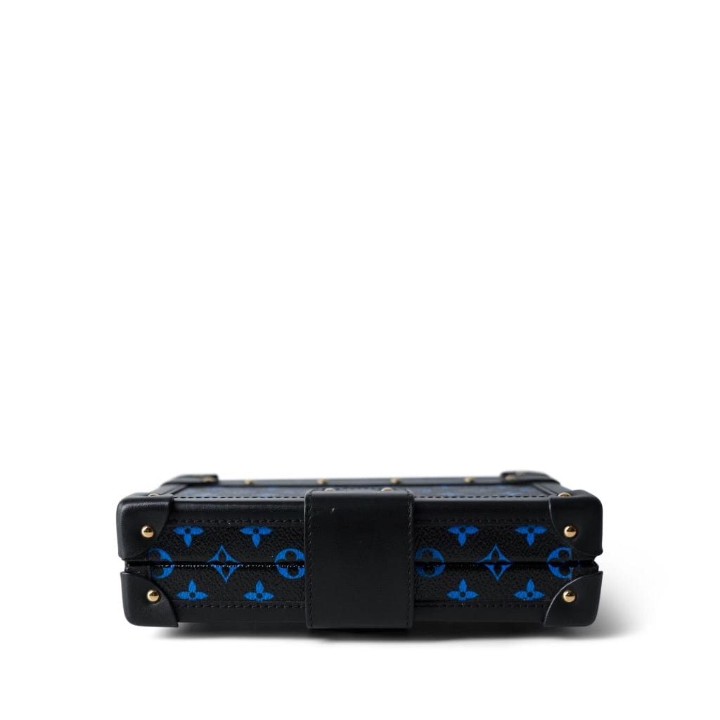 Louis Vuitton Monogram Petite Malle Blue Black