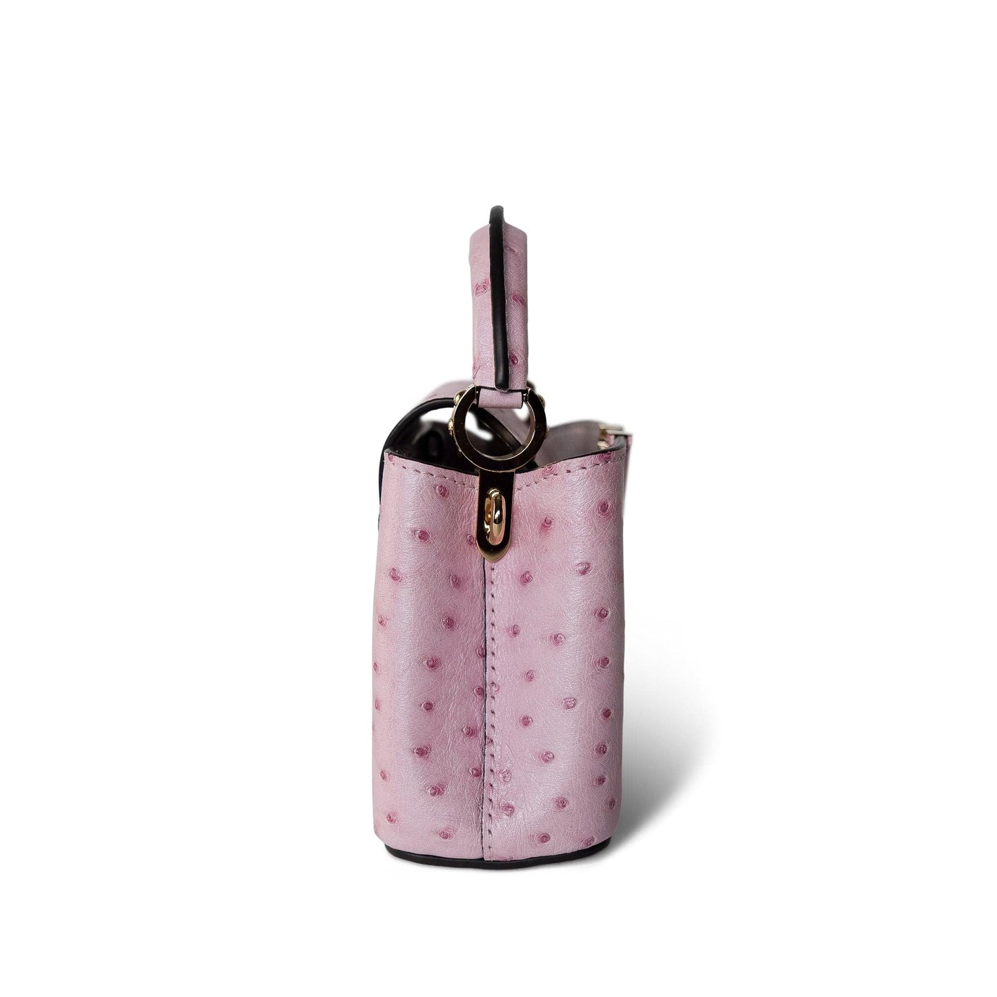 Louis Vuitton Capucines Nano Exotic Ostrich Pink