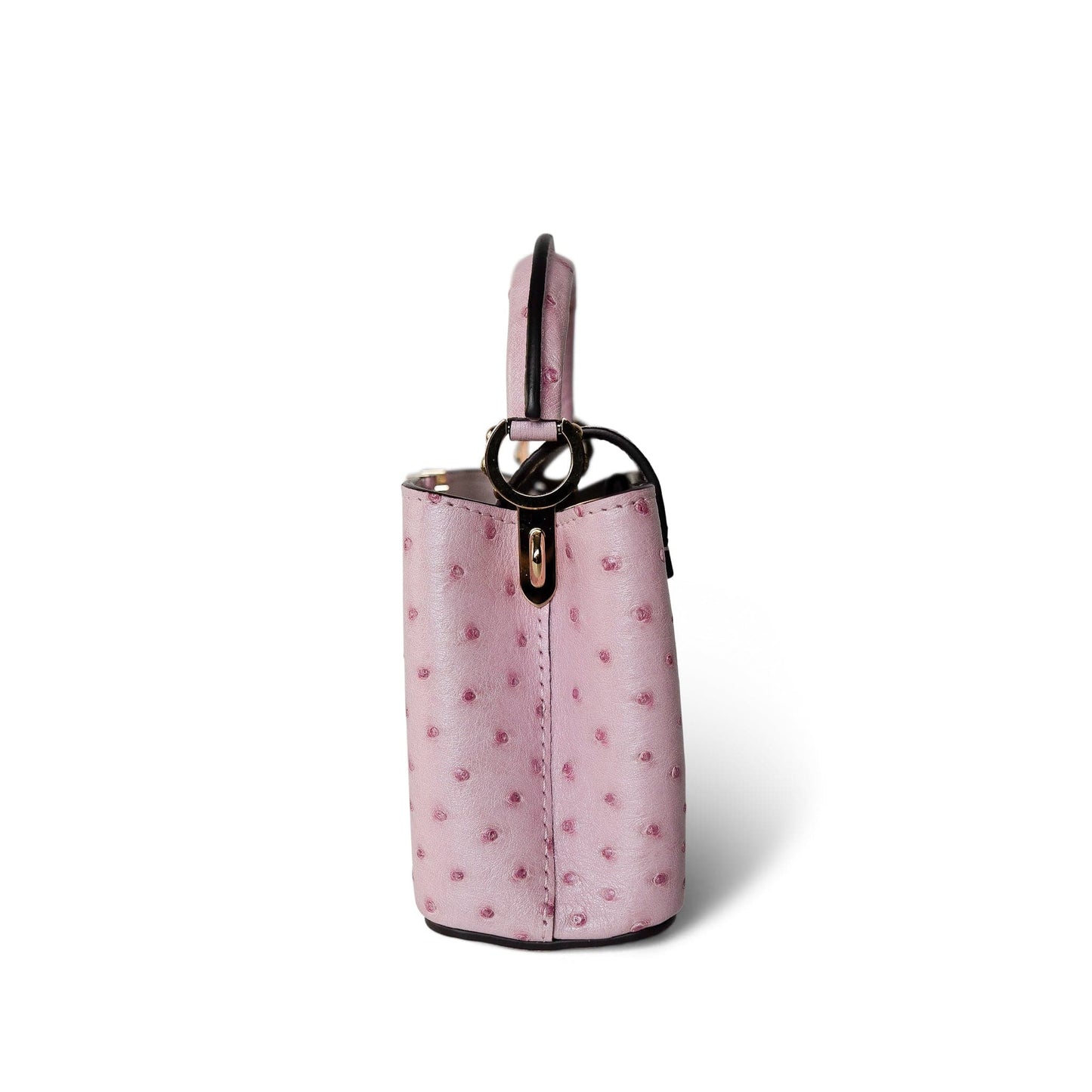 Louis Vuitton Capucines Nano Exotic Ostrich Pink