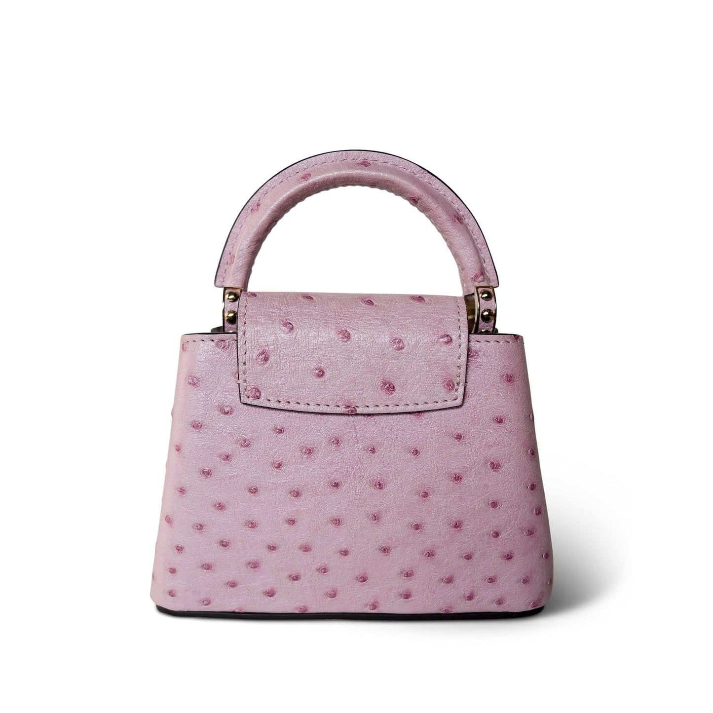 Louis Vuitton Capucines Nano Exotic Ostrich Pink