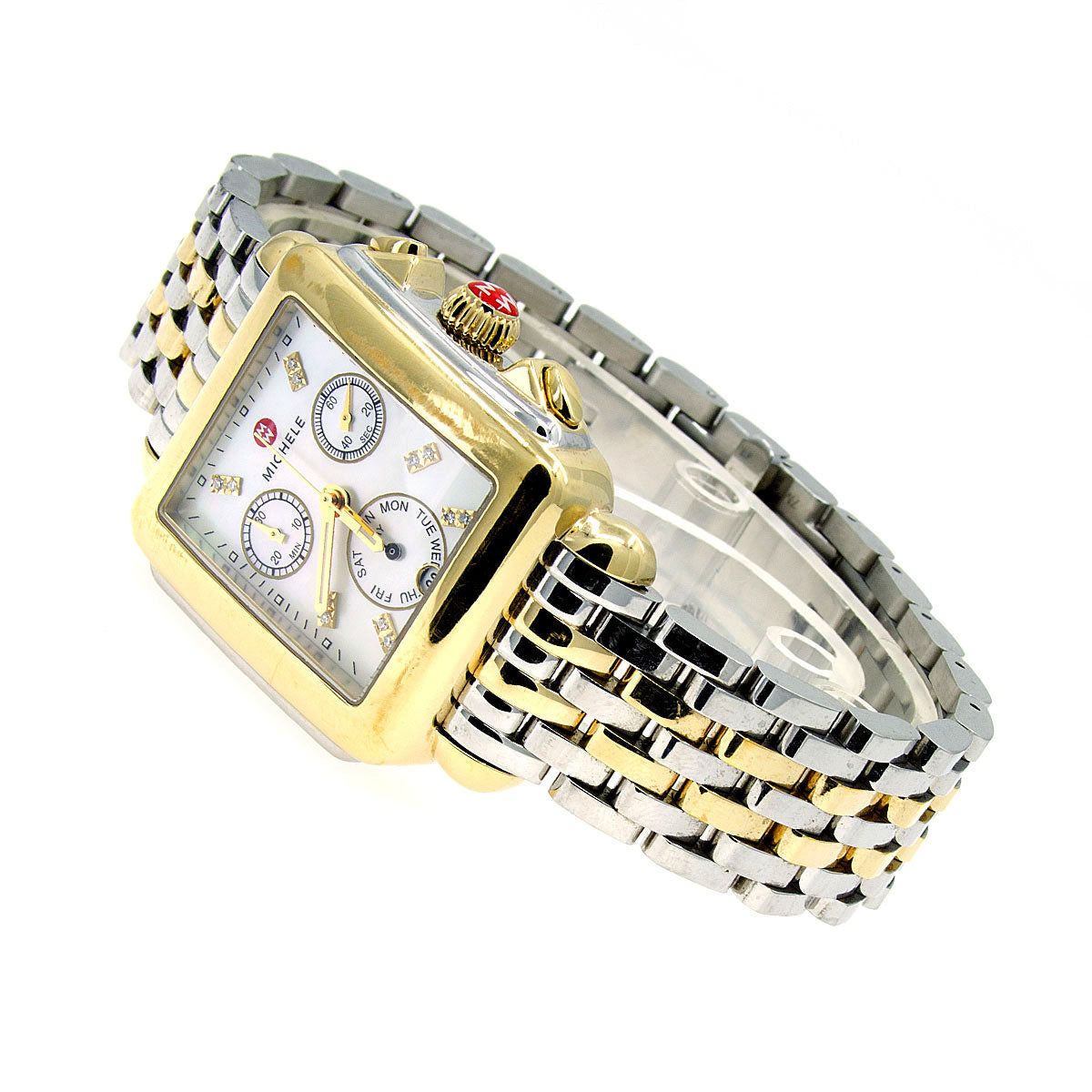 Michele Deco Two Tone Diamond Dial