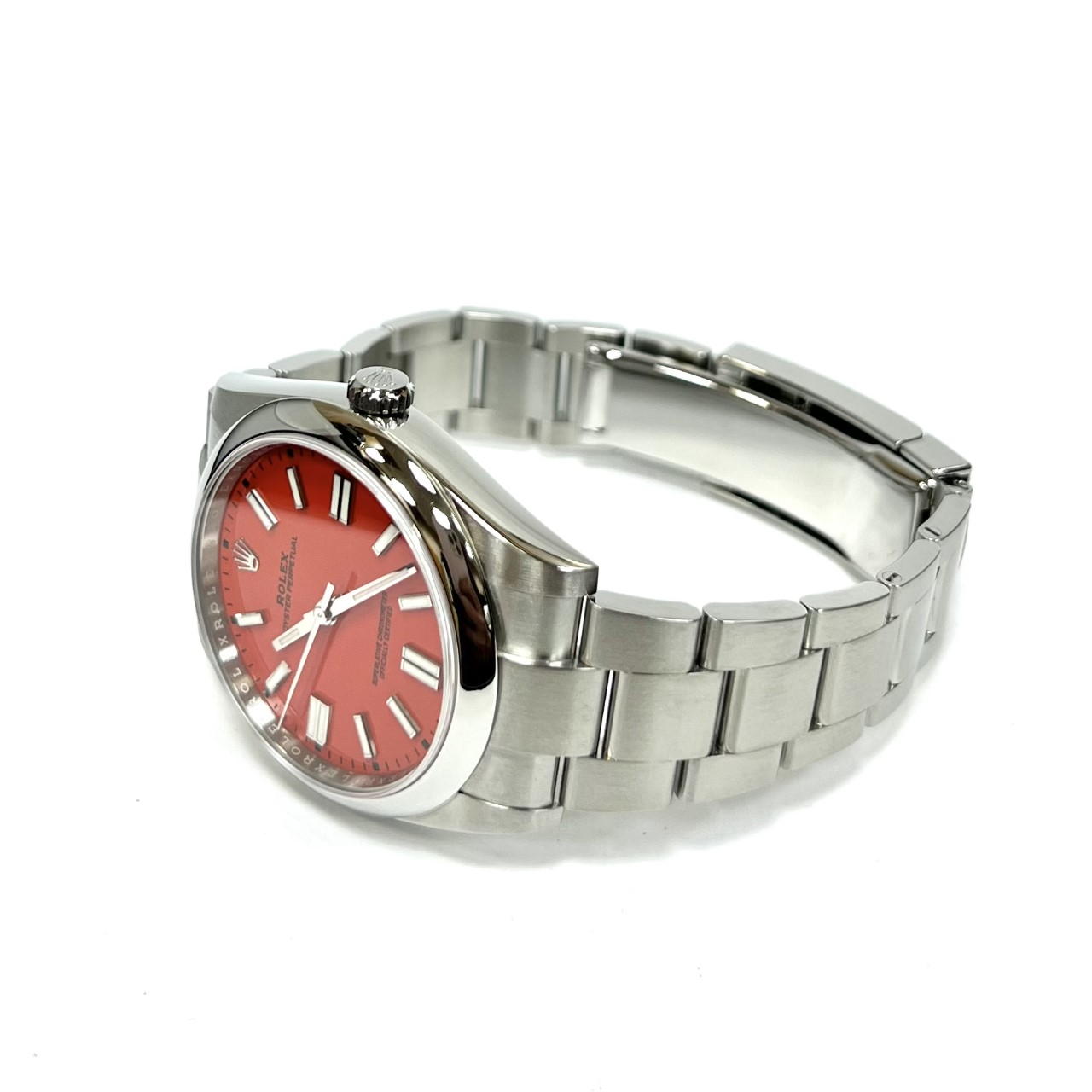 Rolex Oyster Perpetual Red Dial 124300