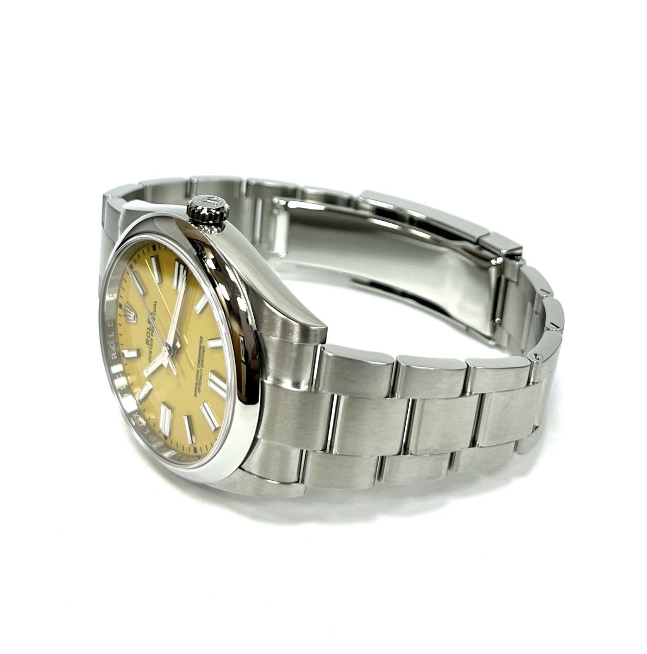 Rolex Oyster Perpetual Yellow Dial 124300